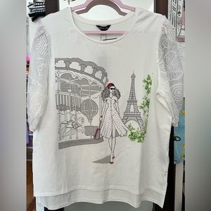 NWT Love&Lace Blouse/Top Sz L